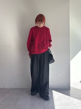 「アイテム（トートバッグ）」を使った、ayakaさん（レディース・158cm・20代）の秋コーディネート