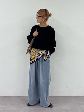 「アイテム（財布/小物）」を使った、ayakaさん（レディース・158cm）の秋コーディネート