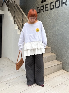 「アイテム（ハンドバッグ）」を使った、ayakaさん（レディース・158cm・20代）の秋コーディネート