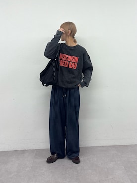 「アイテム（スウェット）」を使った、ayakaさん（レディース・158cm・20代）の冬コーディネート