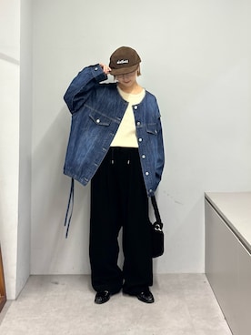 「CIAOPANIC TYPY（チャオパニックティピー）のアイテム（パンツ）」を使った、ayakaさん（レディース・158cm）の春コーディネート