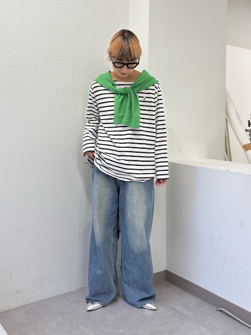 【GEVACO】ボートネックボーダーロンTEE
