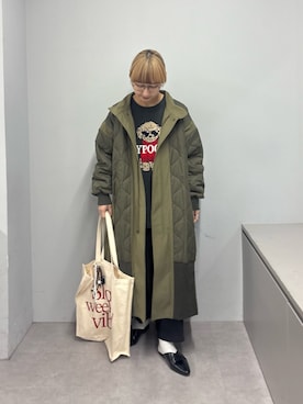 「etsinta（エシンタ）のアイテム」を使った、ayakaさん（レディース・158cm）の冬コーディネート