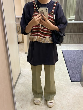 「179/WG（イチナナキュウダブルジー）のアイテム」を使った、みるくさん（レディース・153cm）の秋コーディネート