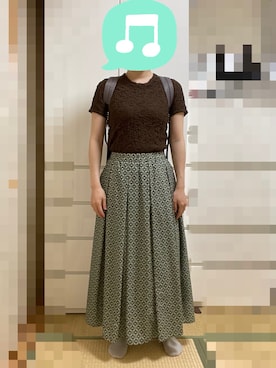 「Legato Largo（レガートラルゴ）のアイテム」を使った、むぅたさん（レディース・159cm）の春コーディネート
