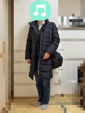 「INDIVI（インディヴィ）のアイテム」を使った、むぅたさん（レディース・159cm）の冬コーディネート