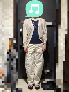 「GU（ジーユー）のアイテム（アクセサリー）」を使った、むぅたさん（レディース・159cm）の秋コーディネート