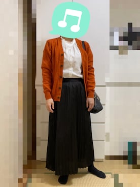 「ancheri（アンシェリ）のアイテム」を使った、むぅたさん（レディース・159cm）の秋コーディネート