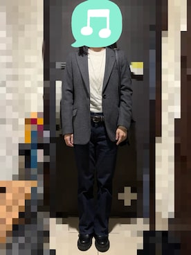 「アイテム（ブーツ）」を使った、むぅたさん（レディース・159cm）の秋コーディネート