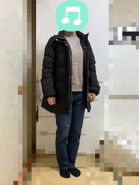 「A Day in the Life （アデイインザライフ）のアイテム（ジャケット/アウター）」を使った、むぅたさん（レディース・159cm）の冬コーディネート
