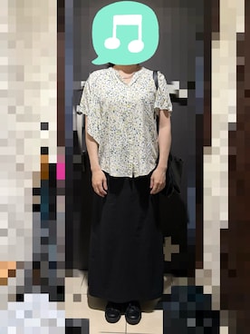 「GU（ジーユー）のアイテム（アクセサリー）」を使った、むぅたさん（レディース・159cm）の秋コーディネート