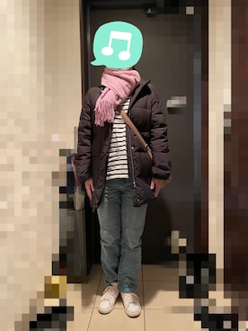 「A Day in the Life （アデイインザライフ）のアイテム（ジャケット/アウター）」を使った、むぅたさん（レディース・159cm）の冬コーディネート