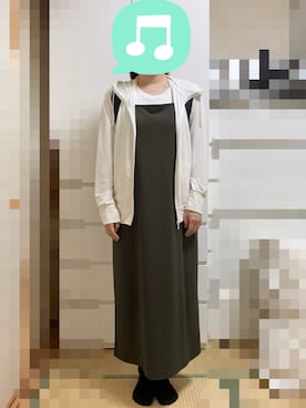 「アイテム（タンクトップ）」を使った、むぅたさん（レディース・159cm）の夏コーディネート
