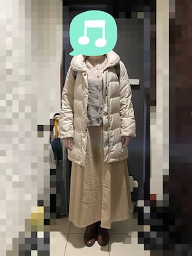 「習い事」｜むぅたさん（レディース・159cm）の冬コーディネート