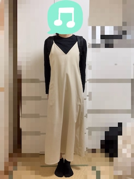 「アイテム（バックパック/リュック）」を使った、むぅたさん（レディース・159cm）の秋コーディネート