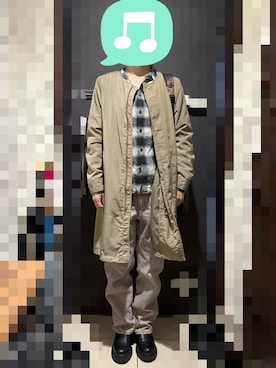 「アイテム（チョーカー）」を使った、むぅたさん（レディース・159cm）の秋コーディネート