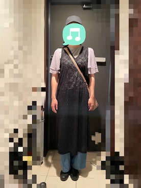 「室内でごめんなさい」｜「アイテム（ワンピース/ドレス）」を使った、むぅたさん（レディース・159cm）の秋コーディネート