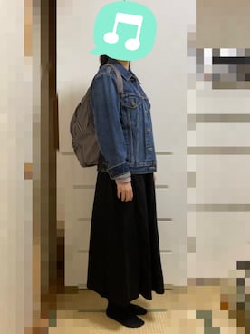 「Legato Largo（レガートラルゴ）のアイテム」を使った、むぅたさん（レディース・159cm）の冬コーディネート