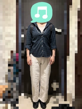 「Honeys（ハニーズ）のアイテム（スニーカー）」を使った、むぅたさん（レディース・159cm）の秋コーディネート