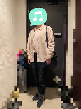 「デニムっていいよね」｜「アイテム（ジャケット/アウター）」を使った、むぅたさん（レディース・159cm）の春コーディネート