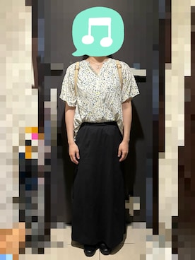 「アイテム（バックパック/リュック）」を使った、むぅたさん（骨格ストレート・レディース・159cm）の夏コーディネート