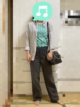 「ancheri（アンシェリ）のアイテム」を使った、むぅたさん（レディース・159cm）の春コーディネート