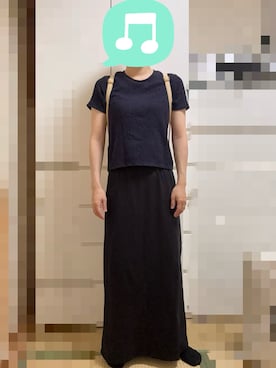 「アイテム（長傘）」を使った、むぅたさん（レディース・159cm）の秋コーディネート