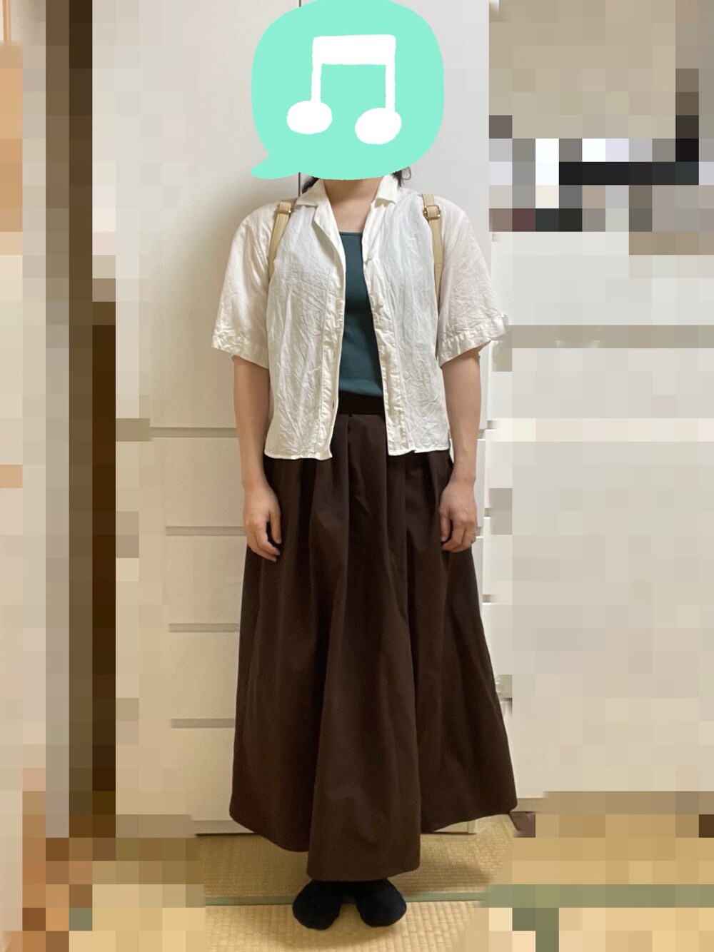 むぅたさんの「２ｗａｙタンクトップ（Honeys）」を使ったコーディネートの1枚目の写真