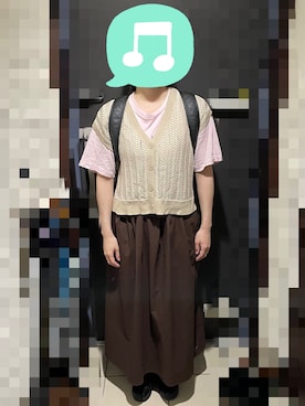 「Honeys（ハニーズ）のアイテム（スニーカー）」を使った、むぅたさん（レディース・159cm）の夏コーディネート
