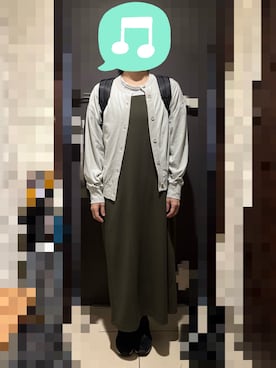 「アイテム（バックパック/リュック）」を使った、むぅたさん（レディース・159cm）の秋コーディネート