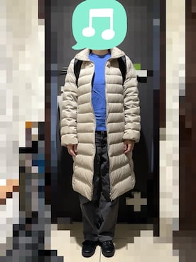 「アイテム（バックパック/リュック）」を使った、むぅたさん（レディース・159cm）の冬コーディネート