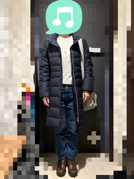 「GU（ジーユー）のアイテム（アクセサリー）」を使った、むぅたさん（レディース・159cm）の春コーディネート