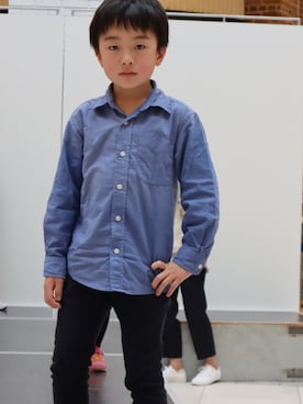 「OSHKOSH（オシュコシュ）のアイテム（トップス）」を使った、ゆっけさん（キッズ・125cm）の春コーディネート