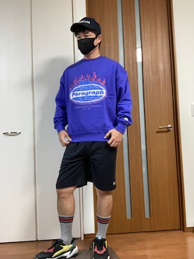 「パラグラフ」｜ゆっけさん（メンズ・174cm）の夏コーディネート
