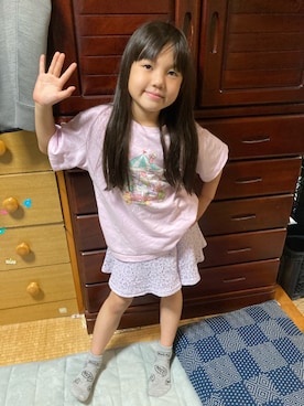 「ゆりポ」｜ゆっけさん（キッズ・120cm）の春コーディネート