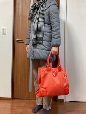 「LOUNGE LIZARD（ラウンジリザード）のアイテム」を使った、ゆっけさん（レディース・174cm）の冬コーディネート