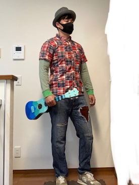 「アトランティックスターズ」｜「アイテム（その他）」を使った、ゆっけさん（メンズ・174cm）の秋コーディネート