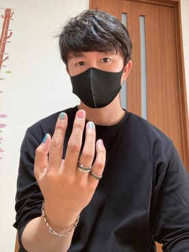 「ネイル」｜ゆっけさん（メンズ・174cm）の冬コーディネート