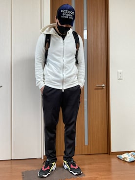 「VANSON（ヴァンソン）のアイテム（帽子）」を使った、ゆっけさん（メンズ・174cm）の春コーディネート