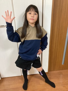 「ゆりポ」｜ゆっけさん（キッズ・122cm）の秋コーディネート