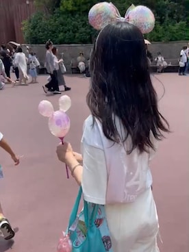 「archives（アルシーヴ）のアイテム（パンツ）」を使った、rannpu_tさん（レディース・155cm）の夏コーディネート