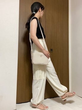 「archives（アルシーヴ）のアイテム（パンツ）」を使った、rannpu_tさん（レディース・155cm）の夏コーディネート