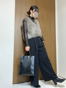 「CLEA（クレア）のアイテム」を使った、rannpu_tさん（レディース・155cm）の秋コーディネート