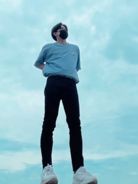 「WARP（ワープ）のアイテム」を使った、RYUさん（メンズ・179cm）の夏コーディネート