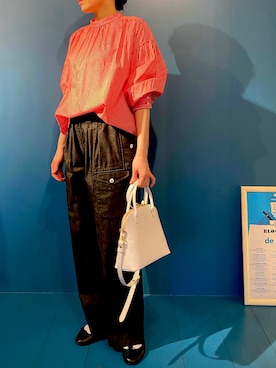 「フレンチカジュアル」｜OKUさん（レディース・156cm）の冬コーディネート