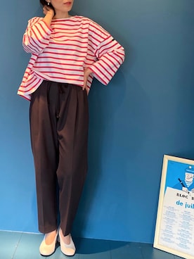 「NIMES（ニーム）のアイテム」を使った、OKUさん（レディース・156cm）の冬コーディネート