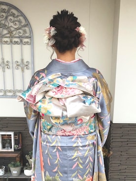 「指定なしのアイテム（着物、その他）」を使った、yさん（レディース・158cm）の冬コーディネート