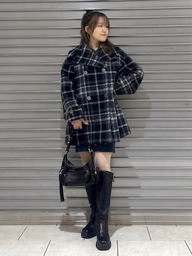 「ボストンバッグ」｜　Ayuさん（レディース・157cm）の秋コーディネート