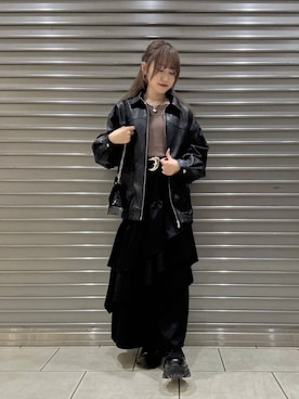 「PAGEBOY（ページボーイ）の【選べる着丈/前後2WAY/マシンウォッシャブル】マルチWAYネックプルオーバー/ニット（ニット/セーター）」を使った、　Ayuさん（レディース・157cm）の秋コーディネート