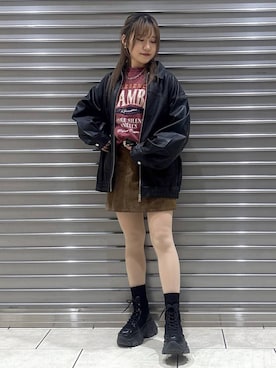 「アイテム（スウェット）」を使った、　Ayuさん（レディース・157cm・20代）の秋コーディネート